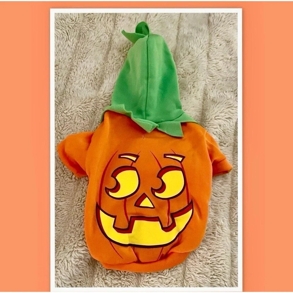 Pumpkin Dog Costume ~ Size Medium